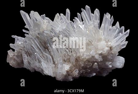 Quartz (SiO₂), Silver Star District, Montana, États-Unis. Banque D'Images