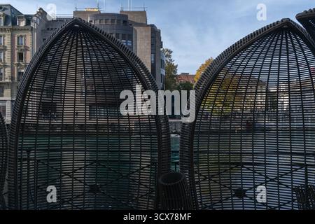Genève est une ville de Suisse à la pointe sud du lac Léman. Banque D'Images
