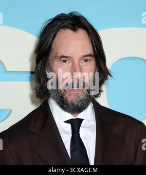 New York, États-Unis. 13 octobre 2025. Keanu Reeves assiste à la projection New-yorkaise de « Good Fortune » de Lionsgate qui s'est tenue à l'AMC Lincoln Square le 13 octobre 2025 à New York City, NY © Steven Bergman/AFF-USA.COM crédit : AFF/Alamy Live News Banque D'Images