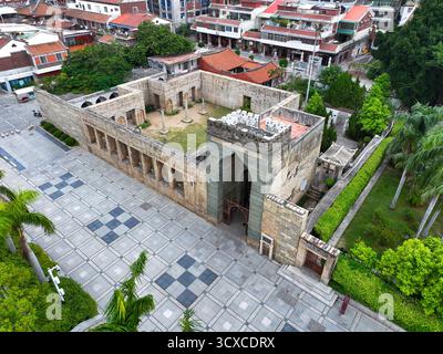 Photographie aérienne du temple de Jingjing dans la ville antique de Quanzhou, ville de Quanzhou, province de Fujian Banque D'Images