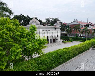 Photographie aérienne du temple de Jingjing dans la ville antique de Quanzhou, ville de Quanzhou, province de Fujian Banque D'Images