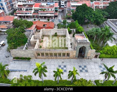 Photographie aérienne du temple de Jingjing dans la ville antique de Quanzhou, ville de Quanzhou, province de Fujian Banque D'Images