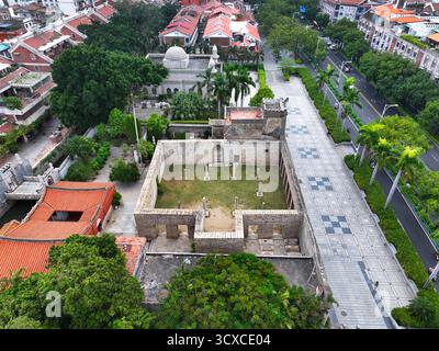 Photographie aérienne du temple de Jingjing dans la ville antique de Quanzhou, ville de Quanzhou, province de Fujian Banque D'Images