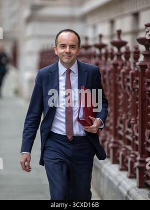 Londres, Royaume-Uni. 14 octobre 2025. James Murray, secrétaire en chef du Trésor, arrive à une réunion du cabinet au 10 Downing Street Credit : Richard Lincoln/Alamy Live News Banque D'Images