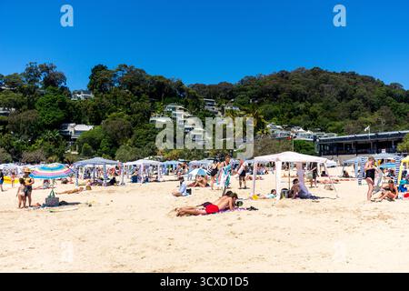 Noosa Heads main Beach, Noosa Heads, Shire of Noosa, Sunshine Coast Region, Queensland, Australie Banque D'Images