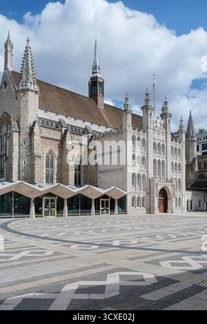 Guildhall est l'un des plus anciens bâtiments de Londres. Pendant des siècles, il a servi de mairie à la City de Londres. Banque D'Images
