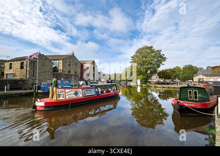 Port de plaisance de Skipton sur le Leeds Liverpool canal Banque D'Images