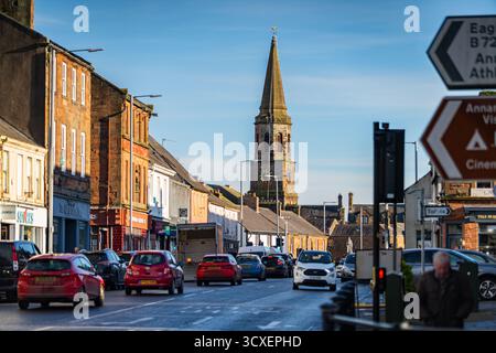 Annan High Street, Dumfriesshire Banque D'Images