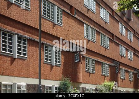 Amsterdam, Architekturstil Amsterdamer Schule, Het Schip // École d'architecture d'Amsterdam, Het Schip Banque D'Images