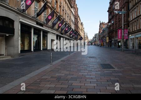 Scènes de rue du centre-ville de Glasgow, Écosse Banque D'Images