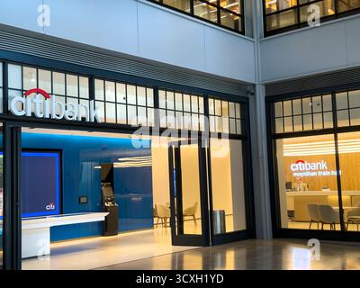Citibank Retail Bank, Moynihan train Hall, Pennsylvania Station, Manhattan, New York City, New York, États-Unis Banque D'Images