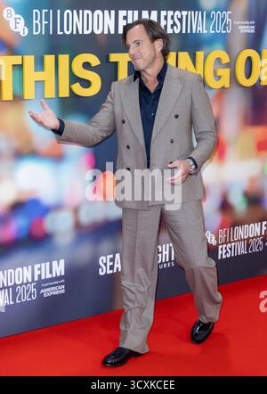 14 oct 2025, Londres, Angleterre, Royaume-Uni - Arnett participera-t-il est-ce que ça marche ? Première, BFI London film Festival 2025 - Royal Festival Hall Banque D'Images