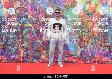 Rome, Italie. 15 octobre 2025. James Franco assiste à la séance photo du film 'Squali' pendant le Rome film Fest 2025 à l'Auditorium Parco Della Musica. Crédit : SOPA images Limited/Alamy Live News Banque D'Images