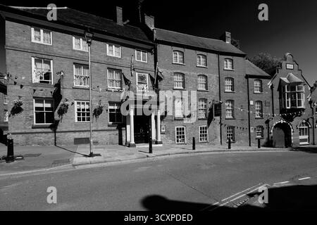 The Castle Hotel, Tamworth Town, Staffordshire, Angleterre, Royaume-Uni Banque D'Images