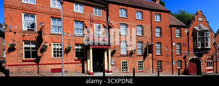 The Castle Hotel, Tamworth Town, Staffordshire, Angleterre, Royaume-Uni Banque D'Images