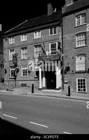 The Castle Hotel, Tamworth Town, Staffordshire, Angleterre, Royaume-Uni Banque D'Images