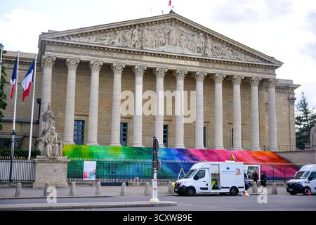 Palais Bourbon Assemblée nationale française Paris France 2 juin 2025 Banque D'Images