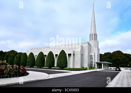 Autour du Royaume-Uni - Preston England Temple, Chorley, Royaume-Uni Banque D'Images