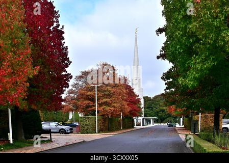 Autour du Royaume-Uni - Preston England Temple, Chorley, Royaume-Uni Banque D'Images