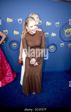 AMSTERDAM - Hélène Hendriks, Merel Ek et Noa Vahle sur le tapis rouge au Théâtre carré. Jubilee Edition du Golden Televizier Ring Gala 2025 ANP / Hollandse Hoogte / ROBIN UTRECHT pays-bas Out - belgique Out Banque D'Images