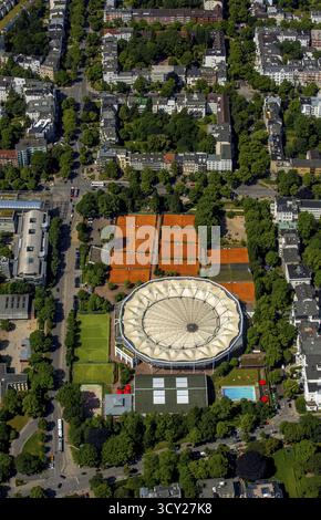 Courts de tennis Rothenbaum, Rothenbaum Sport GmbH, Hambourg, ville libre et hanséatique de Hambourg, Allemagne, Europe, vue aérienne, vue plongeante, ph aérien Banque D'Images