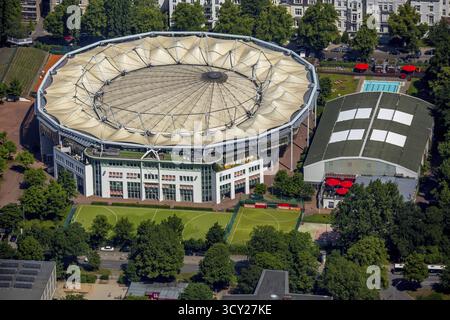Courts de tennis Rothenbaum, Rothenbaum Sport GmbH, Hambourg, ville libre et hanséatique de Hambourg, Allemagne, Europe, vue aérienne, vue plongeante, ph aérien Banque D'Images