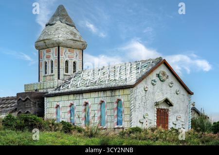 Gingerbread House, Seopjikoji Cape, île de Jeju, Corée du Sud Banque D'Images