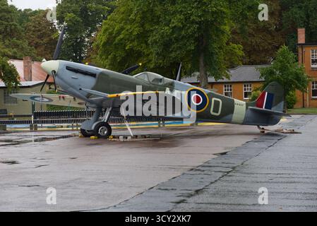 Spitfire au Musée impérial de la guerre Banque D'Images