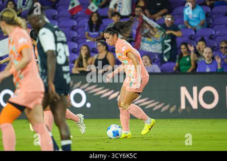 Orlando, Floride, États-Unis, 15 octobre 2025, Rafaelle, joueur de la Pride d'Orlando, #4 lors de la Coupe des Champions de la CONCACAF W au stade Inter&Co. (Crédit photo : Marty Jean-Louis/Alamy Live News Banque D'Images