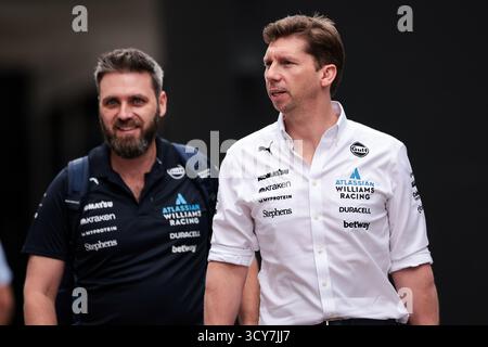Austin, Etats-Unis. 16 octobre 2025. VOWLES James, Team principal de Williams Racing, portrait lors du Grand Prix de formule 1 des États-Unis 2025, 19e manche du Championnat du monde de formule 1 de la FIA 2025 du 17 au 19 octobre 2025 sur le circuit des Amériques, à Austin, Texas, États-Unis d'Amérique - photo DPPI crédit : DPPI Media/Alamy Live News Banque D'Images