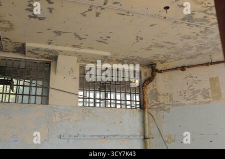 Prison d'Alcatraz, une île célèbre située dans la baie de San Francisco, en Californie. Banque D'Images
