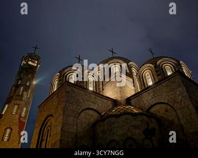 Grâce nocturne des saints Constantin et Elena. Banque D'Images