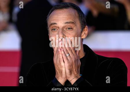 Rome, Italie. 17 octobre 2025. Alessandro Preziosi assiste au tapis rouge « Sandokan » lors du 20e Festival du film de Rome à l'Auditorium Parco della Musica à Rome (Italie), le 17 octobre 2025. Crédit : Insidefoto/Alamy Live News Banque D'Images