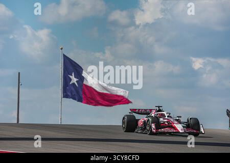 Esteban Ocon (FRA) - Haas F1 Team - Haas VF-25 - Ferrari 17.10.2025, circuit des Amériques, Austin, FORMULE 1 MSC CROISIÈRES, États-Unis. 10 juillet 2025. GRAND PRIX 2025, im Bild lors du Formula 1 MSC Cruises United States Grand Prix 2025, Austin, TX, USA, du 16 au 19 octobre 2025. 19e manche du Championnat du monde FIA de formule 1 2025. (Photo de Alessio de Marco/Sipa USA) crédit : Sipa USA/Alamy Live News Banque D'Images