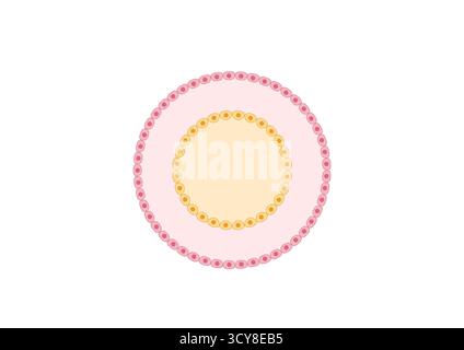 Illustration de gastrula diploblastique, montrant le stade embryonnaire avec deux couches germinales, l'ectoderme et l'endoderme, qui se développent dans les tissus et organes de base d'animaux simples tels que les cnidaires. Banque D'Images