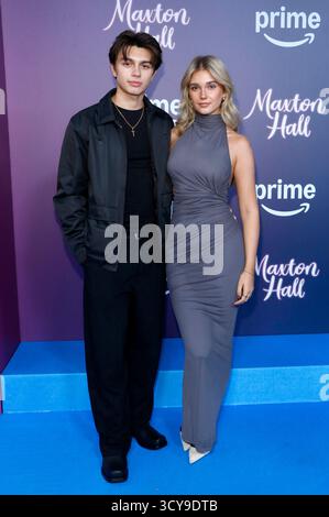Noah Miguel Oechsle Rodriguez und Lara Spengler BEI der Premiere der 2. Staffel der Amazon Prime Video Serie 'Maxton Hall - Die Welt zwischen uns' im Tempodrom. Berlin, 17.10.2025 Banque D'Images