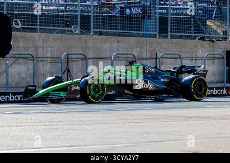 Austin, Texas, États-Unis, 18 octobre 2025, Nico Hulkenberg, Kick Sauber, pendant la journée de qualification F1, Copyright : Filip Skripko/Alamy Live News Banque D'Images