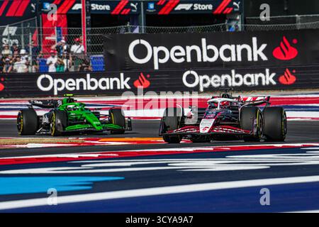 Esteban Ocon (FRA) - Haas F1 Team - Haas VF-25 - Ferrari 17.10.2025, circuit des Amériques, Austin, FORMULE 1 MSC CROISIÈRES, États-Unis. 10 juillet 2025. GRAND PRIX 2025, im Bild lors du Formula 1 MSC Cruises United States Grand Prix 2025, Austin, TX, USA, du 16 au 19 octobre 2025. 19e manche du Championnat du monde FIA de formule 1 2025. (Photo de Alessio de Marco/Sipa USA) crédit : Sipa USA/Alamy Live News Banque D'Images