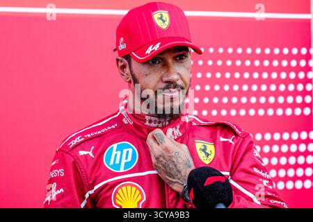 Lewis Hamilton (GBR) - Scuderia Ferrari - Ferrari SF-25 - Ferrari 17.10.2025, lors de la formule 1 MSC Cruises, États-Unis. 10 juillet 2025. Grand Prix 2025, Austin, TX, USA, du 16 au 19 octobre 2025. 19e manche du Championnat du monde FIA de formule 1 2025. (Photo de Alessio de Marco/Sipa USA) crédit : Sipa USA/Alamy Live News Banque D'Images