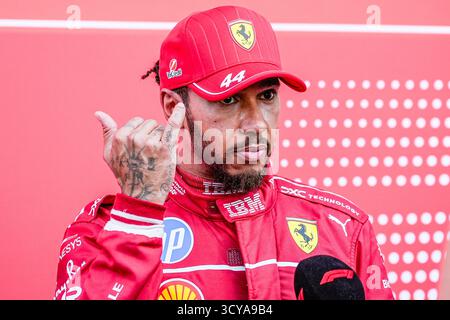 Lewis Hamilton (GBR) - Scuderia Ferrari - Ferrari SF-25 - Ferrari 17.10.2025, lors de la formule 1 MSC Cruises, États-Unis. 10 juillet 2025. Grand Prix 2025, Austin, TX, USA, du 16 au 19 octobre 2025. 19e manche du Championnat du monde FIA de formule 1 2025. (Photo de Alessio de Marco/Sipa USA) crédit : Sipa USA/Alamy Live News Banque D'Images