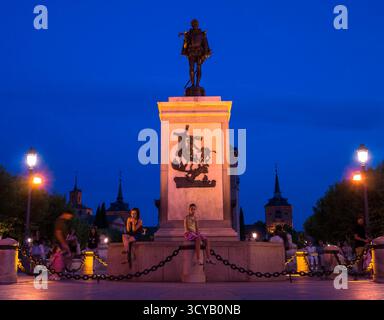 Plaza Mayor. Alcalá de Henares. Madrid. España Banque D'Images