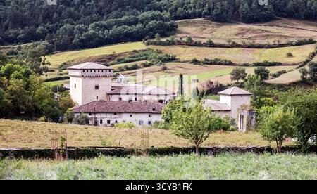 Palacio y Torres de Ayala. D'Álava. España Banque D'Images