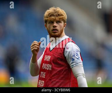 Ibrox Stadium, Glasgow, Royaume-Uni. 18 octobre 2025. Scottish Premiership Football, Rangers versus Dundee United ; Luca Stephenson de Dundee United Credit : action plus Sports/Alamy Live News Banque D'Images