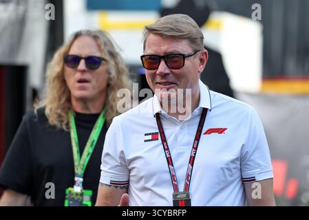 Austin, États-Unis. 18 octobre 2025. Mika Hakkinen (fin). 18.10.2025. Championnat du monde de formule 1, Rd 19, Grand Prix des États-Unis, Austin, Texas, États-Unis, sprint et qualification. Le crédit photo devrait se lire : XPB/Alamy Live News. Banque D'Images