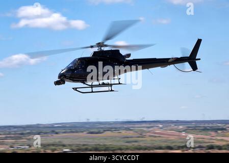 Austin, États-Unis. 18 octobre 2025. Atmosphère du circuit - hélicoptère. 18.10.2025. Championnat du monde de formule 1, Rd 19, Grand Prix des États-Unis, Austin, Texas, États-Unis, sprint et qualification. Le crédit photo devrait se lire : XPB/Alamy Live News. Banque D'Images