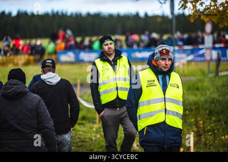 Bad Griesbach, Allemagne. 18 octobre 2025. Ambiance lors du Rallye d'Europe centrale 2025, 12e manche du Championnat du monde des Rallyes 2025 WRC, du 16 au 19 octobre 2025 à Bad Griesbach, Bavière, Allemagne - photo Nikos Katikis/DPPI crédit : DPPI Media/Alamy Live News Banque D'Images