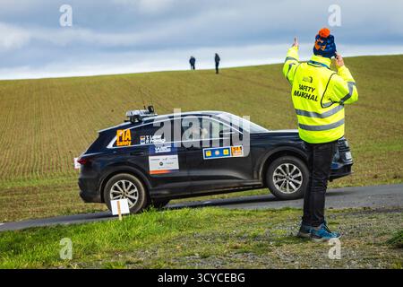 Bad Griesbach, Allemagne. 18 octobre 2025. Ambiance lors du Rallye d'Europe centrale 2025, 12e manche du Championnat du monde des Rallyes 2025 WRC, du 16 au 19 octobre 2025 à Bad Griesbach, Bavière, Allemagne - photo Nikos Katikis/DPPI crédit : DPPI Media/Alamy Live News Banque D'Images