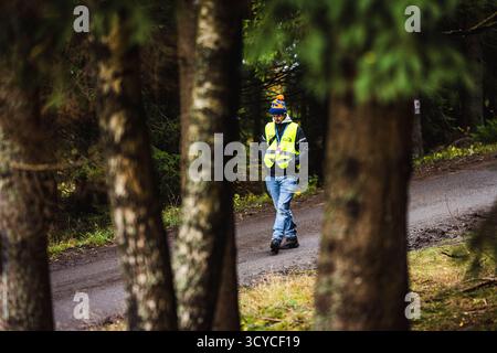 Bad Griesbach, Allemagne. 18 octobre 2025. Ambiance lors du Rallye d'Europe centrale 2025, 12e manche du Championnat du monde des Rallyes 2025 WRC, du 16 au 19 octobre 2025 à Bad Griesbach, Bavière, Allemagne - photo Nikos Katikis/DPPI crédit : DPPI Media/Alamy Live News Banque D'Images