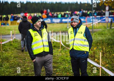 Bad Griesbach, Allemagne. 18 octobre 2025. Ambiance lors du Rallye d'Europe centrale 2025, 12e manche du Championnat du monde des Rallyes 2025 WRC, du 16 au 19 octobre 2025 à Bad Griesbach, Bavière, Allemagne - photo Nikos Katikis/DPPI crédit : DPPI Media/Alamy Live News Banque D'Images