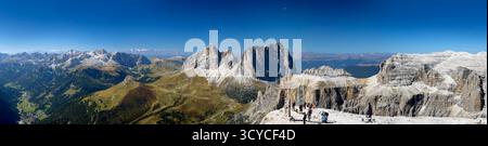 Montagnes de dolomie, Italie Banque D'Images